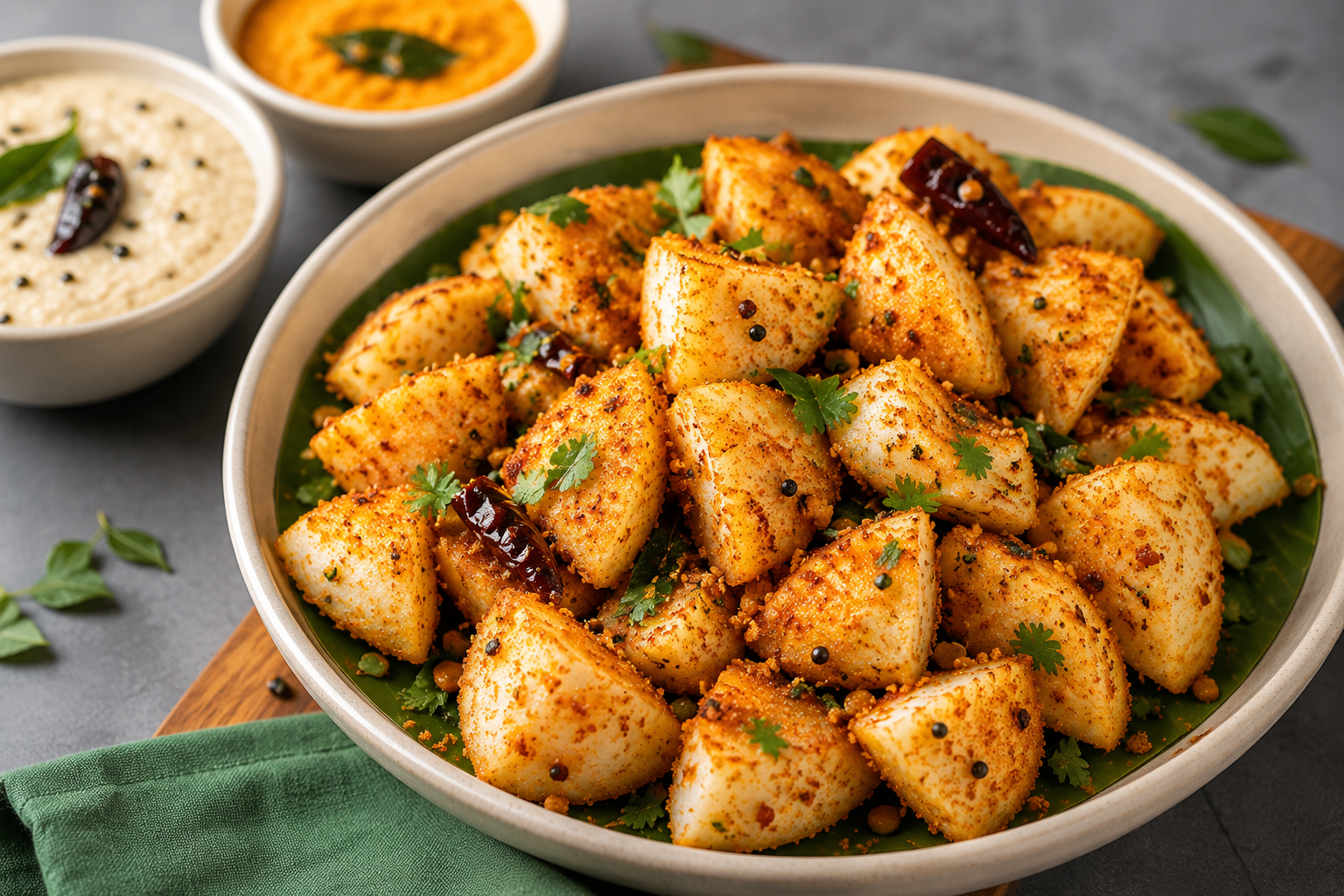 Podi Idli with South Indian Spice Mix